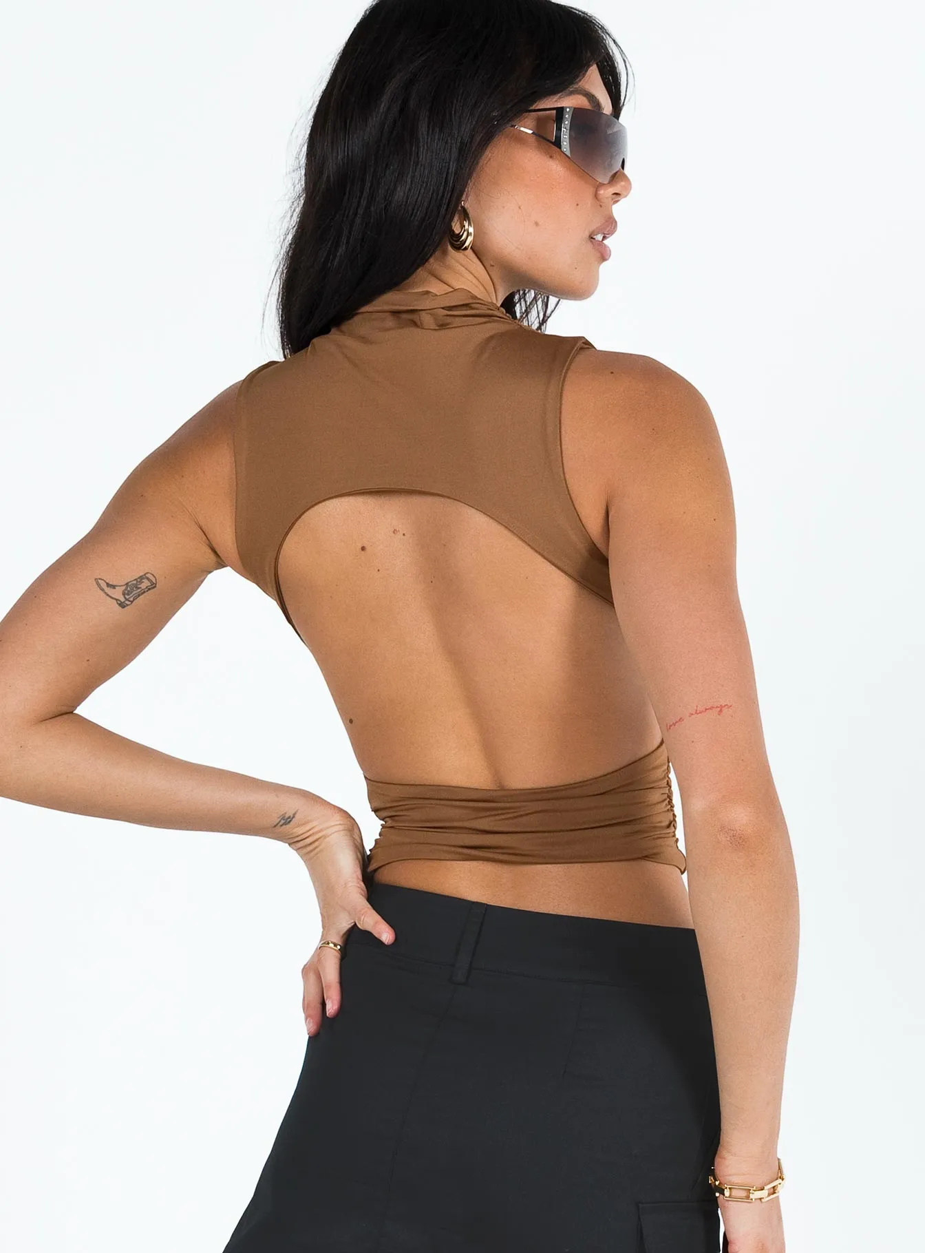 Favril Top Brown