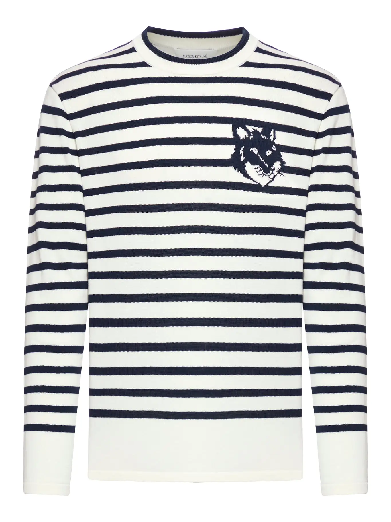 fOX HEAD INTARSIA COMFORT STRIPED JUMPER