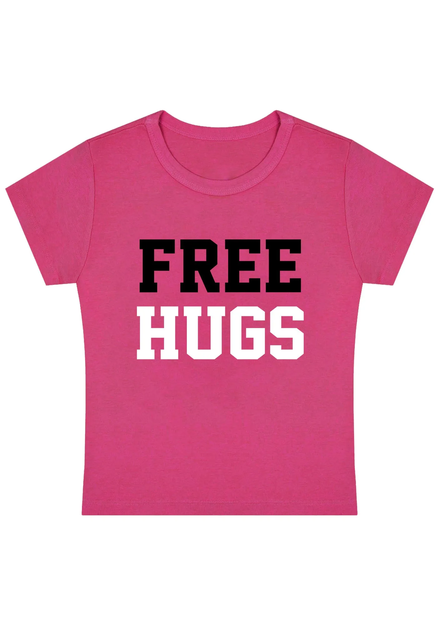 Free Hugs Y2K Baby Tee