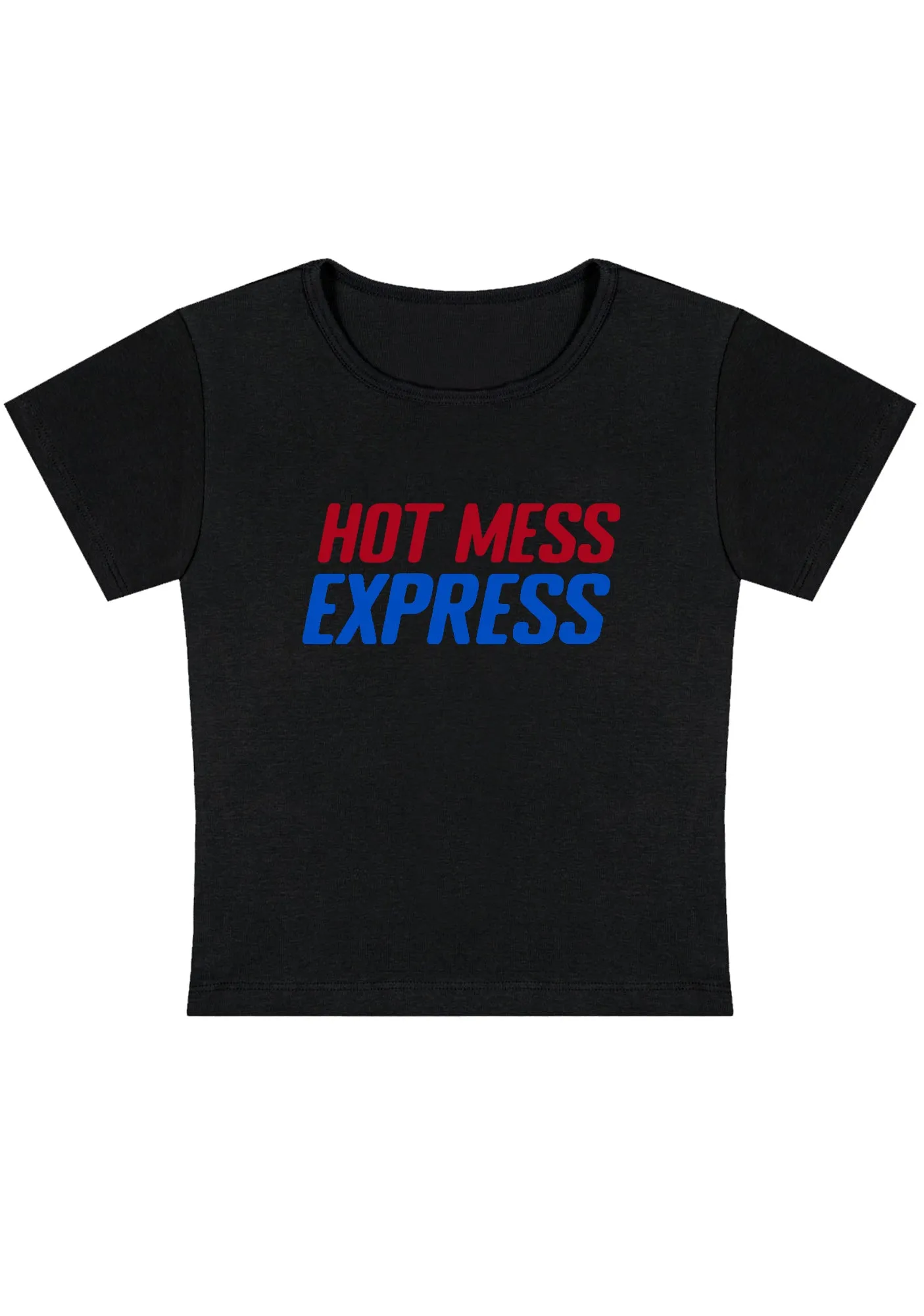 Hot Mess Express Y2K Baby Tee