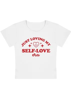 Just Love My Self-Love Era Y2K Baby Tee