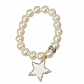 KIG Pearl Star Chunky Bracelet