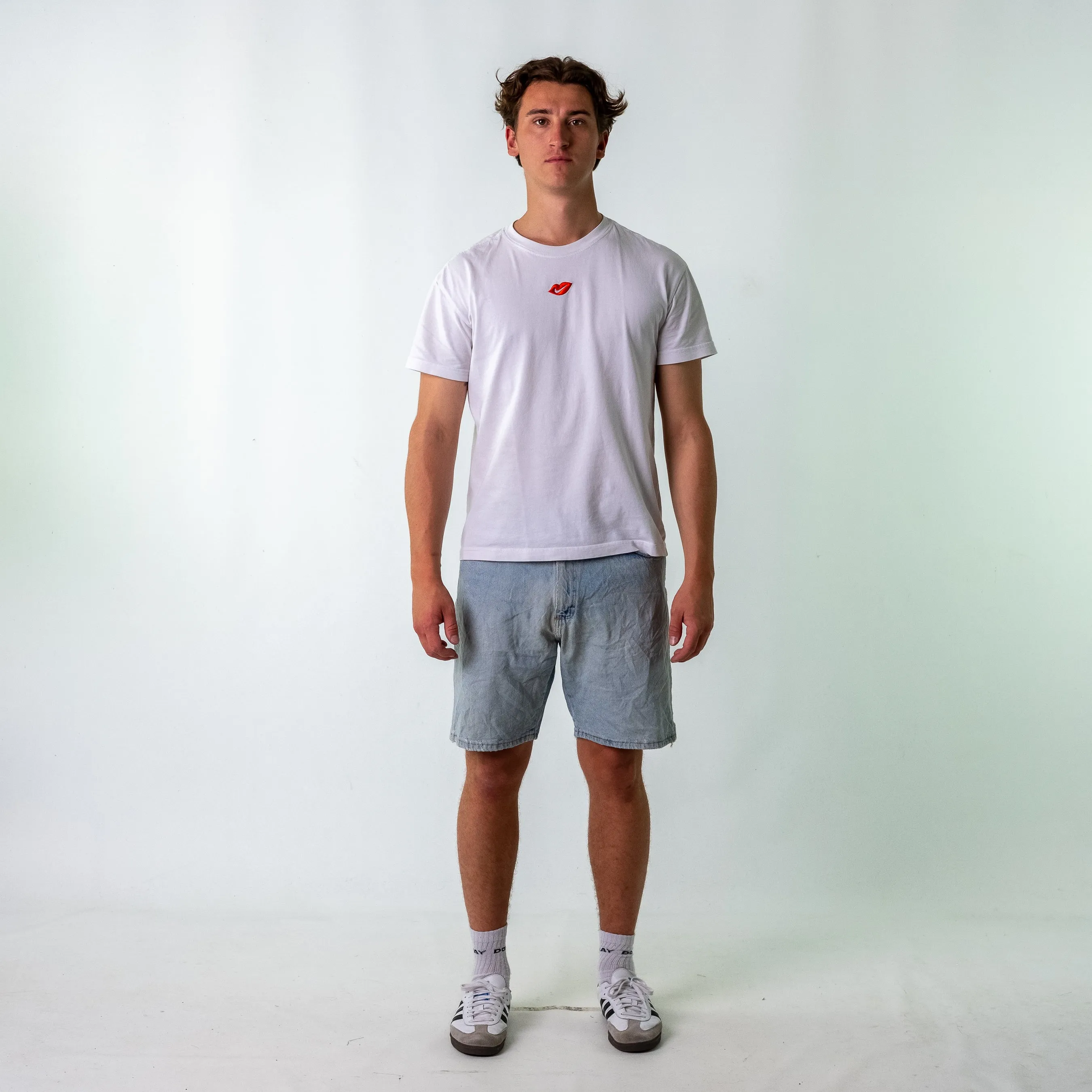 Light Blue 90s Wrangler Denim Jorts Shorts (32)