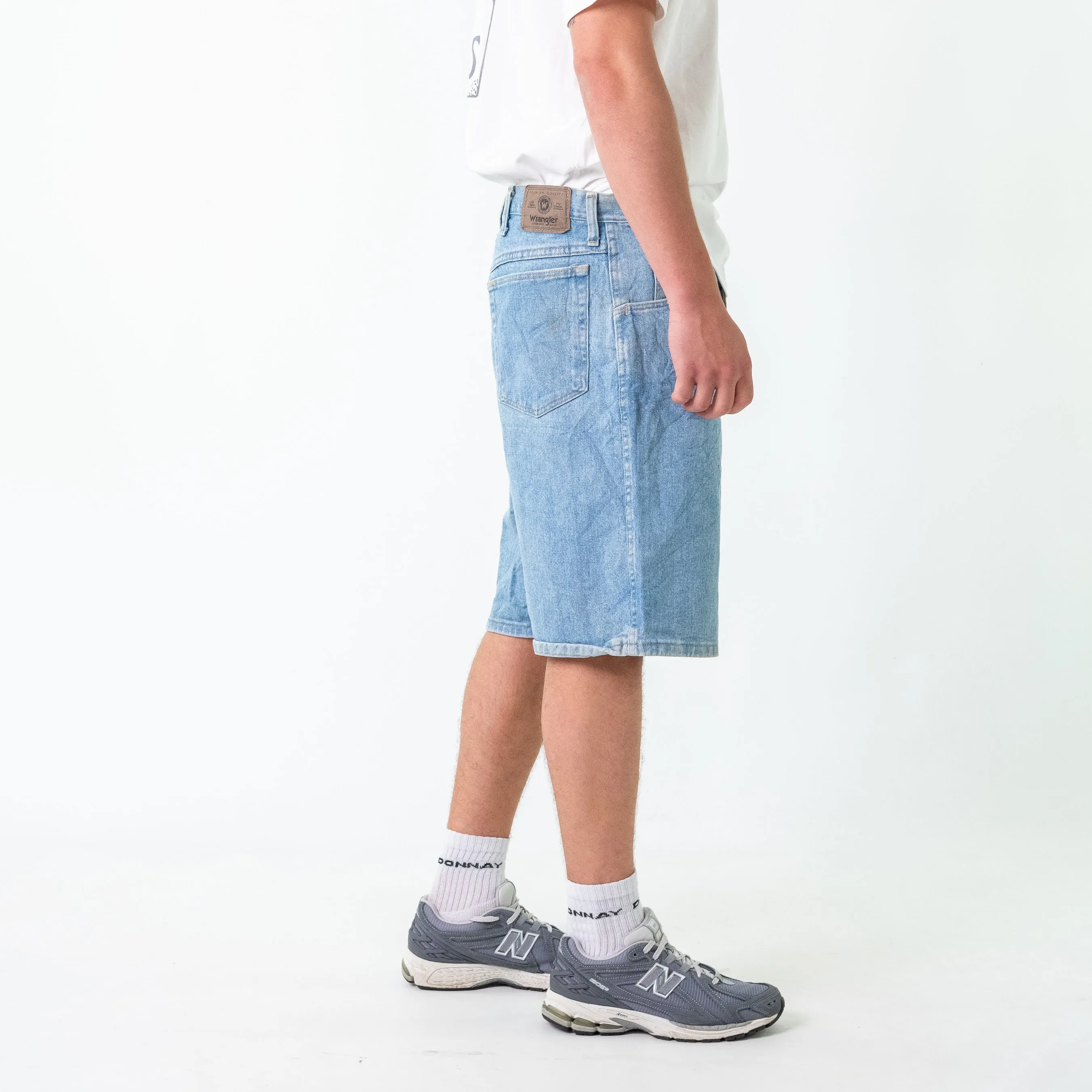 Light Blue 90s Wrangler Denim Jorts Shorts (36)