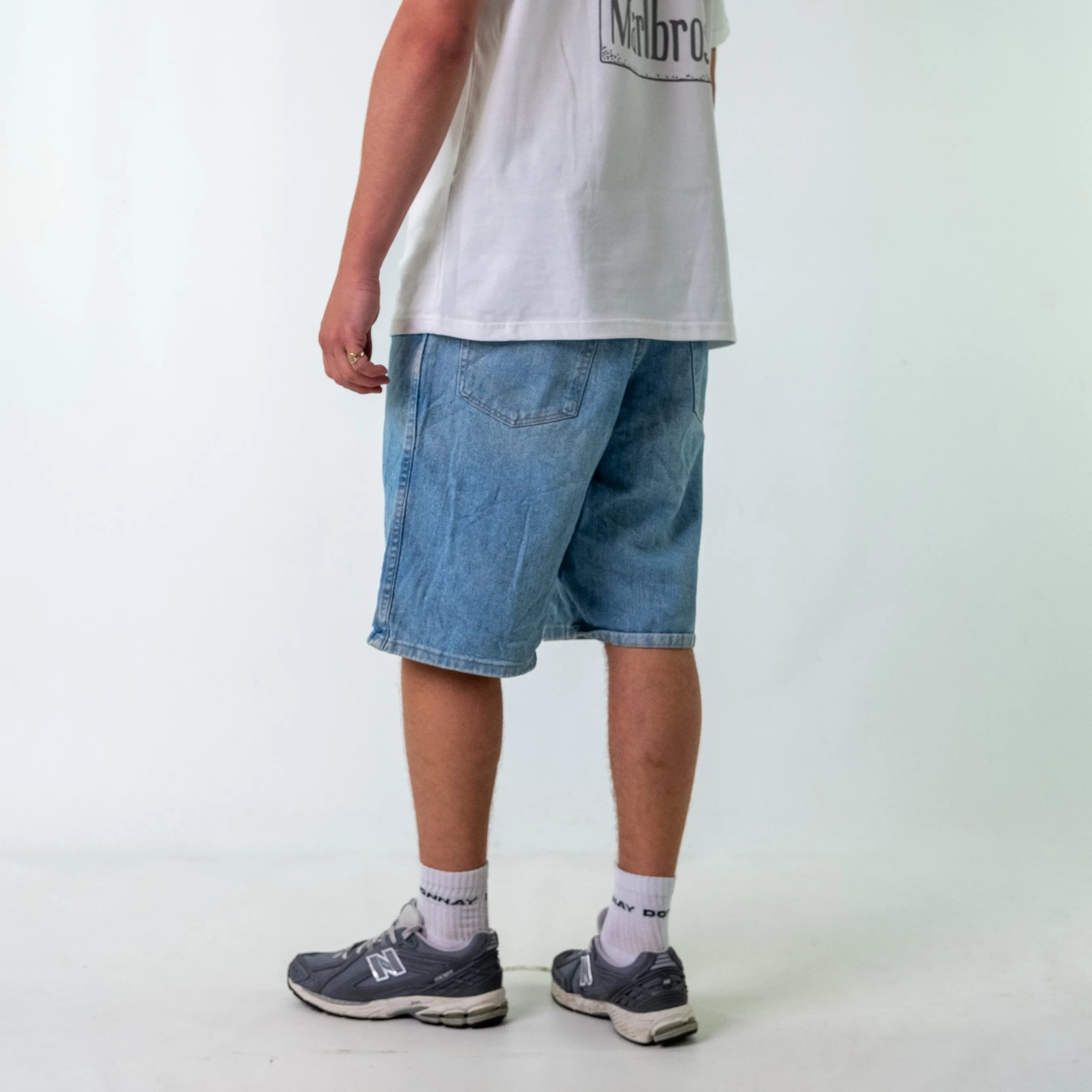 Light Blue 90s Wrangler Denim Jorts Shorts (36)