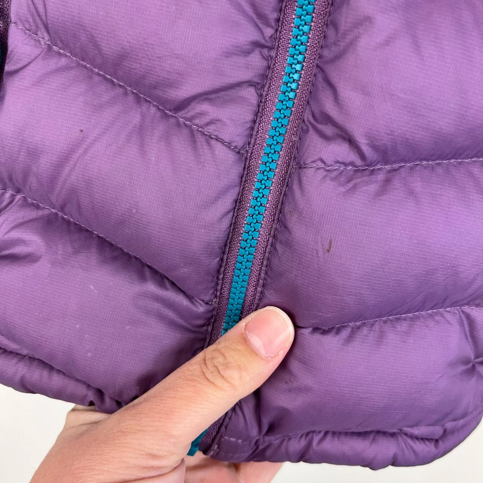 L.L. Bean Toddler Ultralight 650 Down Jacket Violet Chalk 12-18 Months