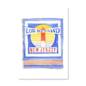 Long Beach Island Matchbook