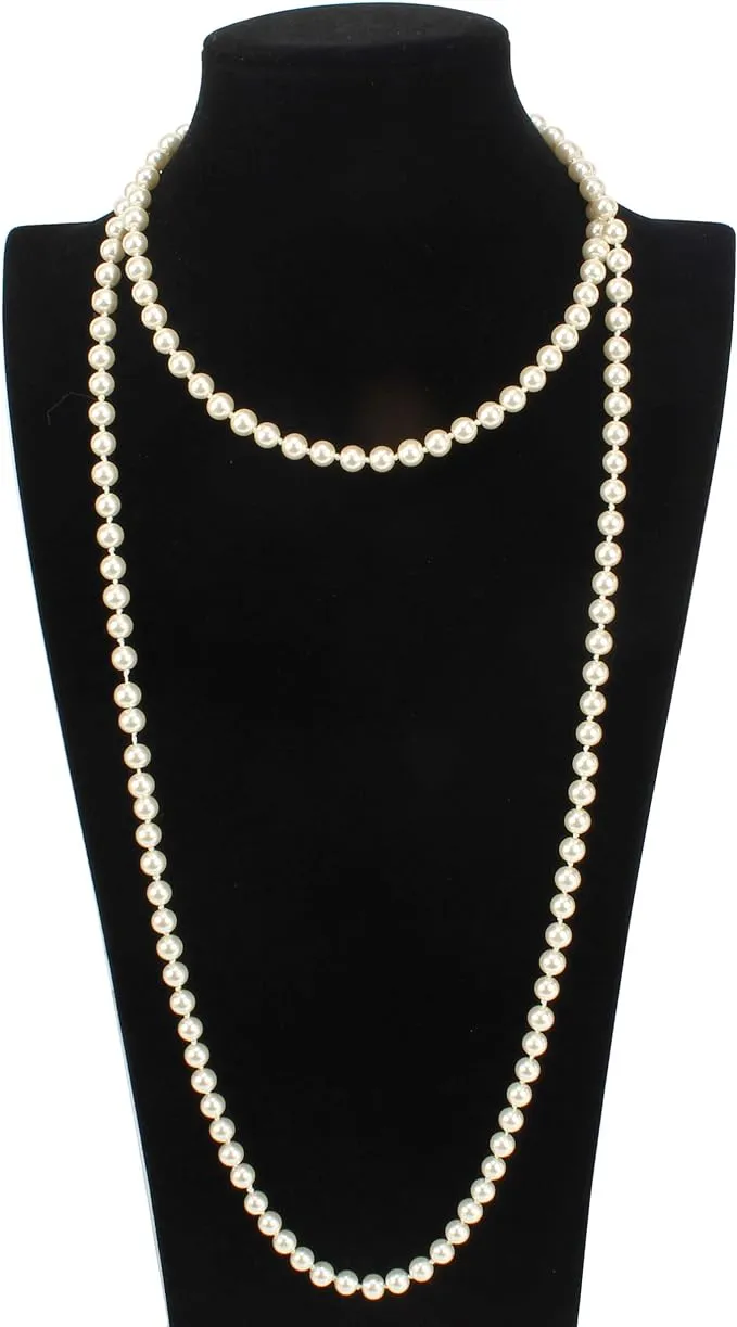 Long Pearl Necklace 55