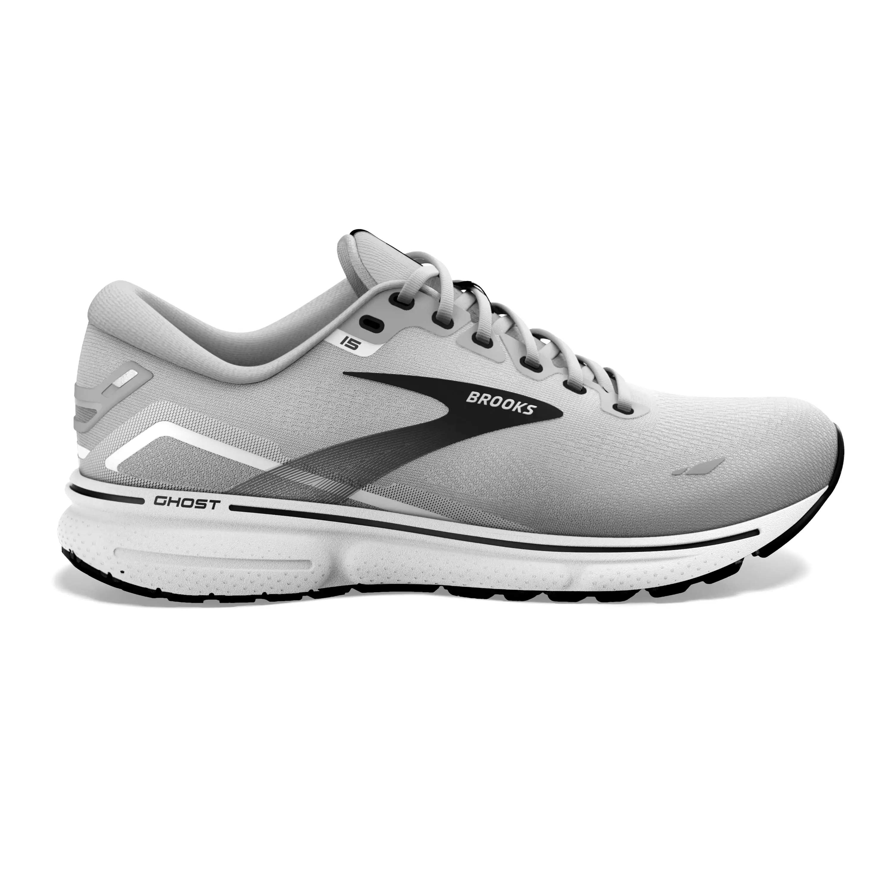 M Brooks Ghost 15 Alloy/Oyster/Black