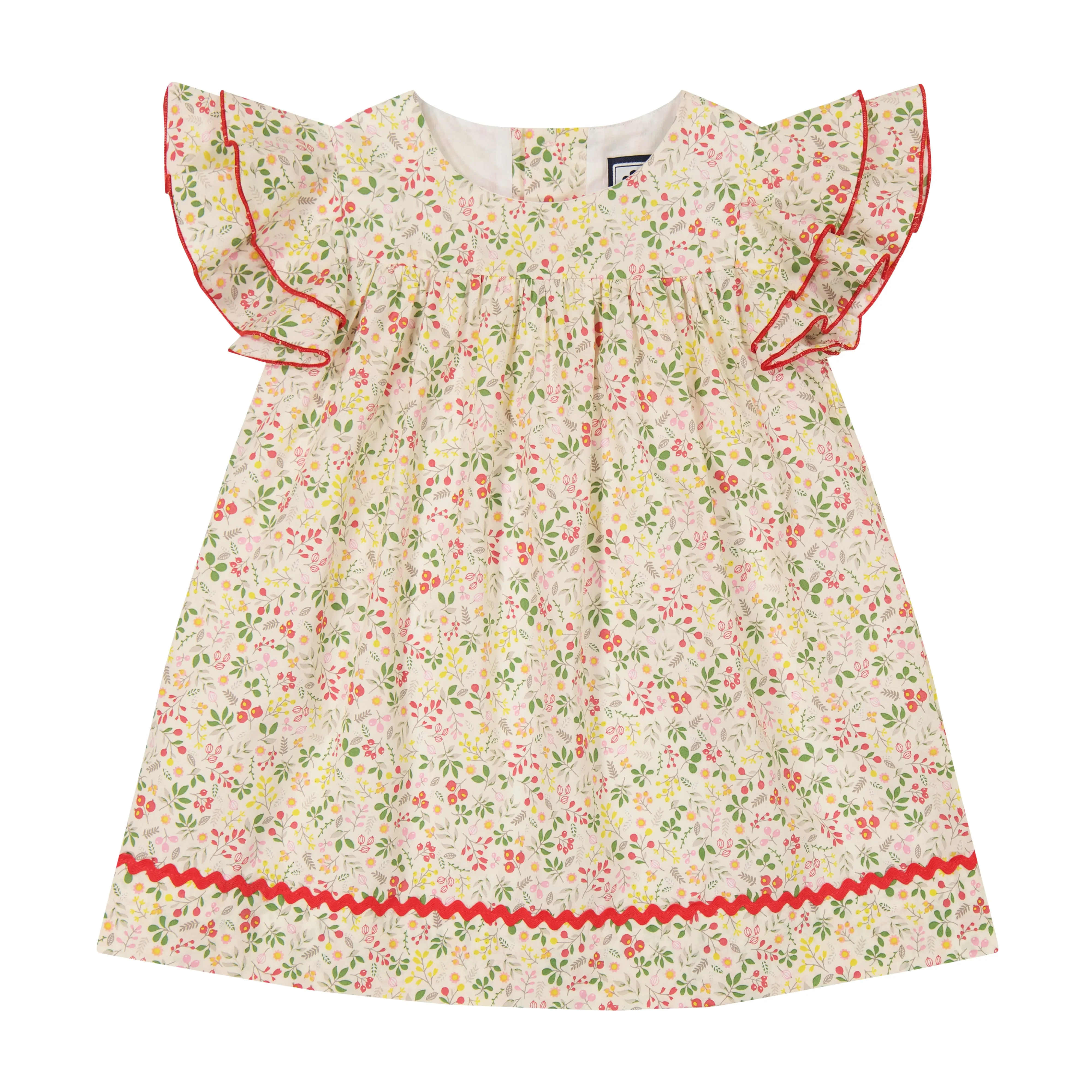 Maeve Ruffle Sleeve Baby Dress Flora