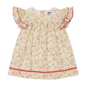 Maeve Ruffle Sleeve Baby Dress Flora