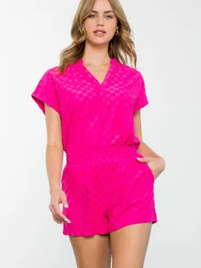 Magic Magenta Textured Top