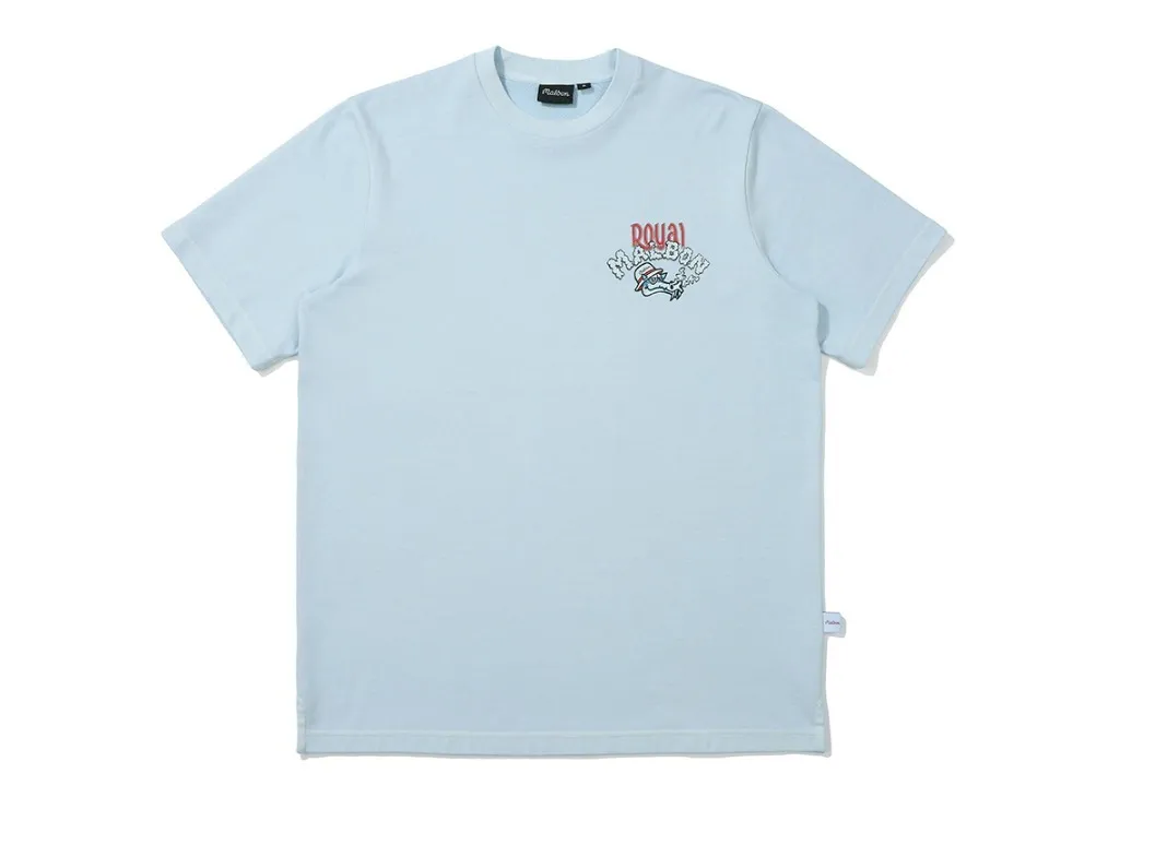 Malbon Golf  |Street Style Plain Short Sleeves Logo T-Shirts