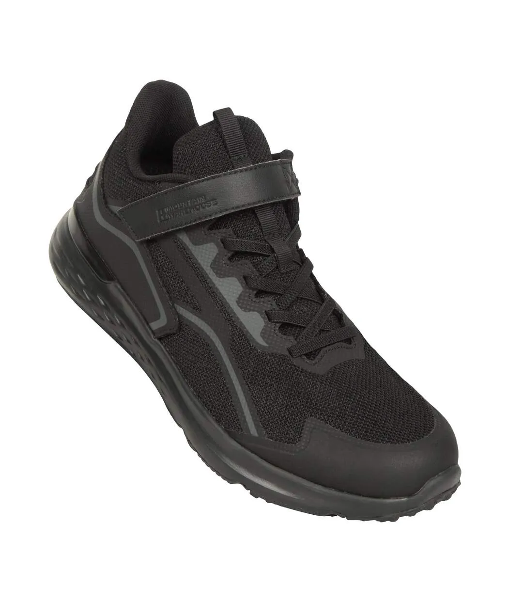 Mens solar adaptive recycled trainers black Mountain Warehouse