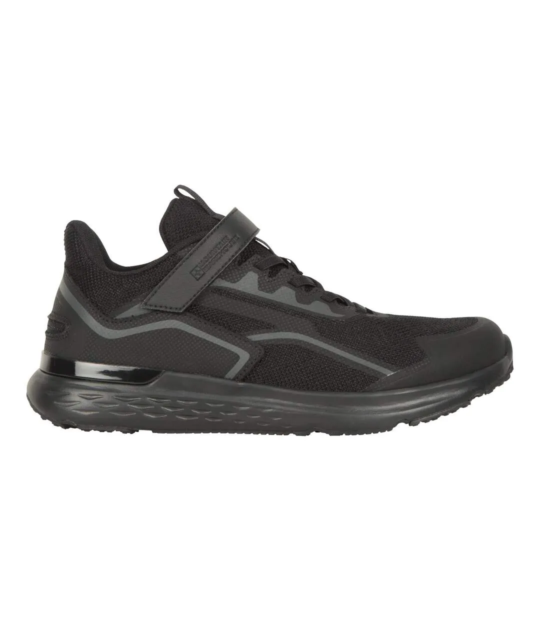 Mens solar adaptive recycled trainers black Mountain Warehouse