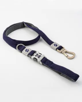 Mesh Dog Leash - Navy