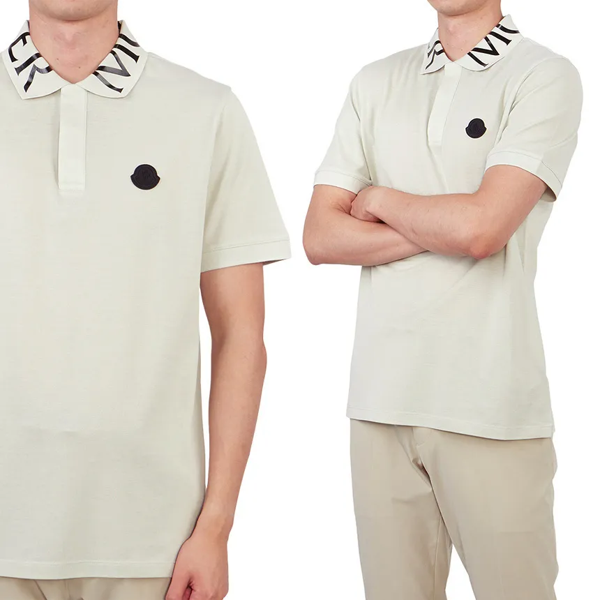 MONCLER  |Cotton Short Sleeves Logo FX Advantage / Exclusive Polos