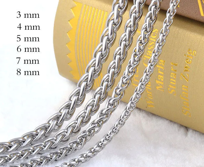 Never Fade Stainless Steel Men Necklace Chain