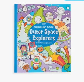 Outer Space Explorers Coloring Book