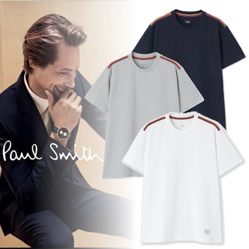 Paul Smith  |Plain Cotton Short Sleeves Logo T-Shirts