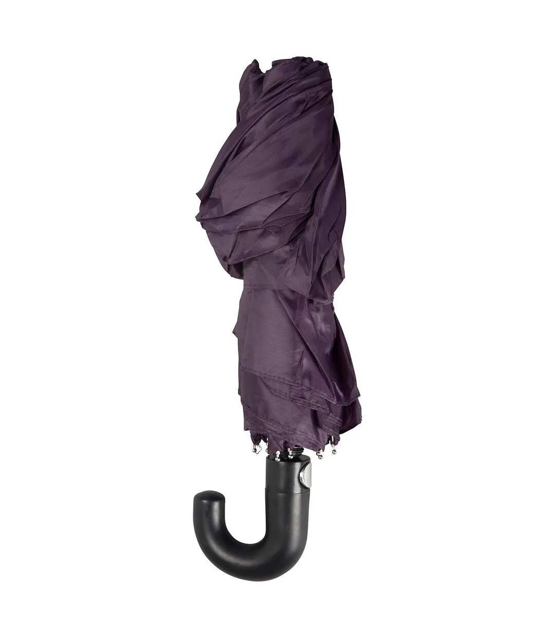 Plain walking folding umbrella one size berry Mountain Warehouse