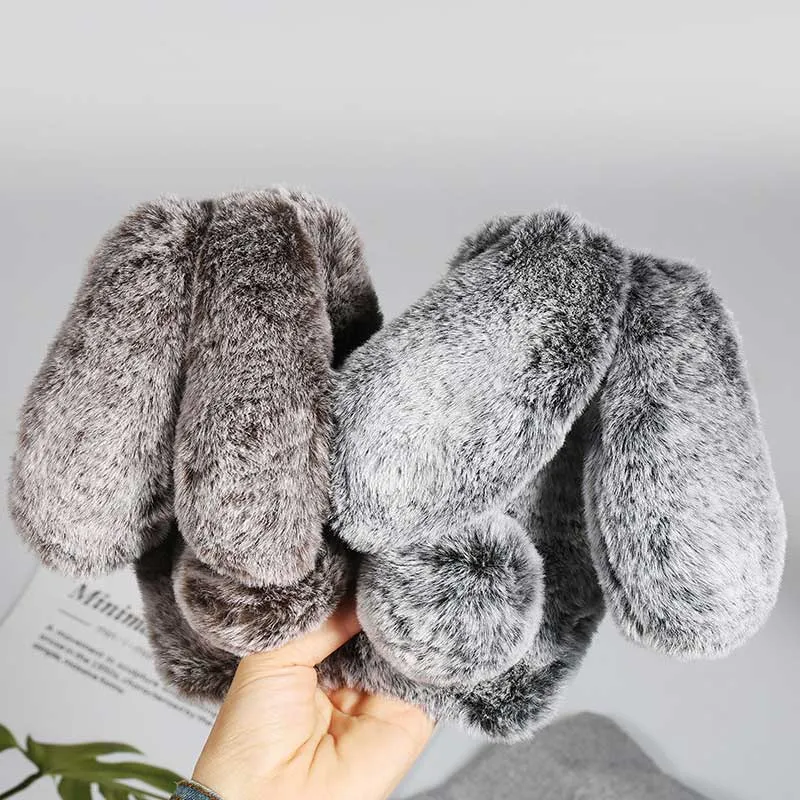 Plush Rabbit Ear Phone Case