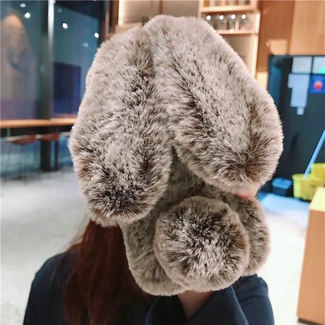 Plush Rabbit Ear Phone Case