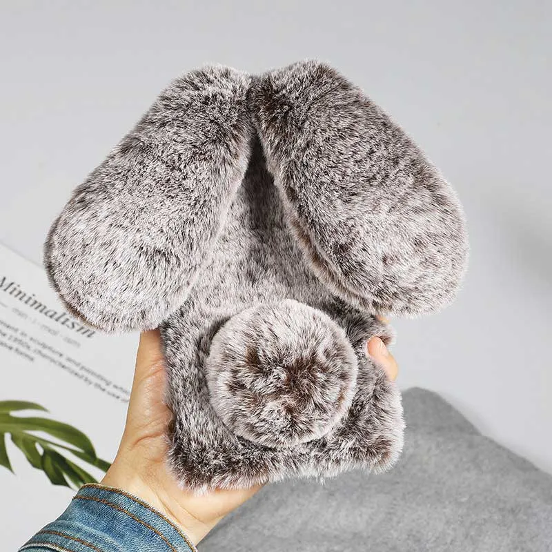 Plush Rabbit Ear Phone Case