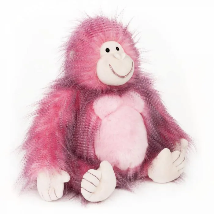 Ramona Plush Pink Gorilla Teddy Bear