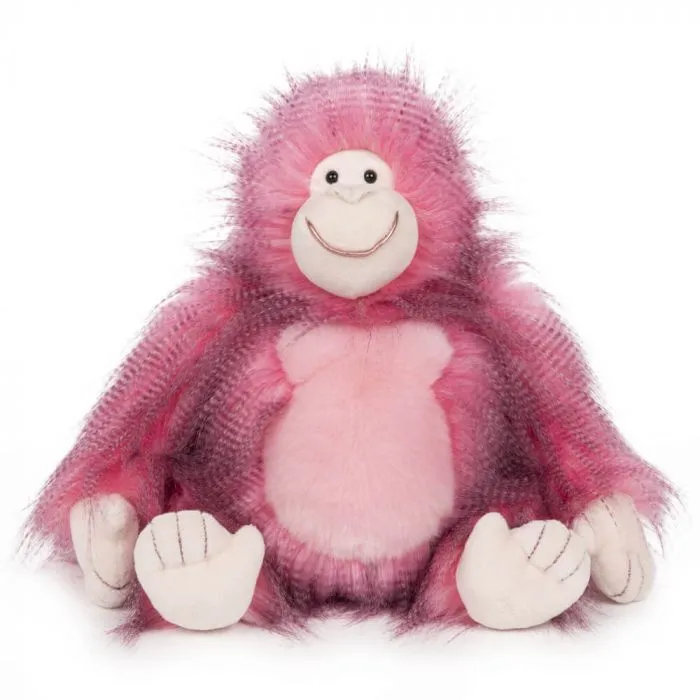 Ramona Plush Pink Gorilla Teddy Bear