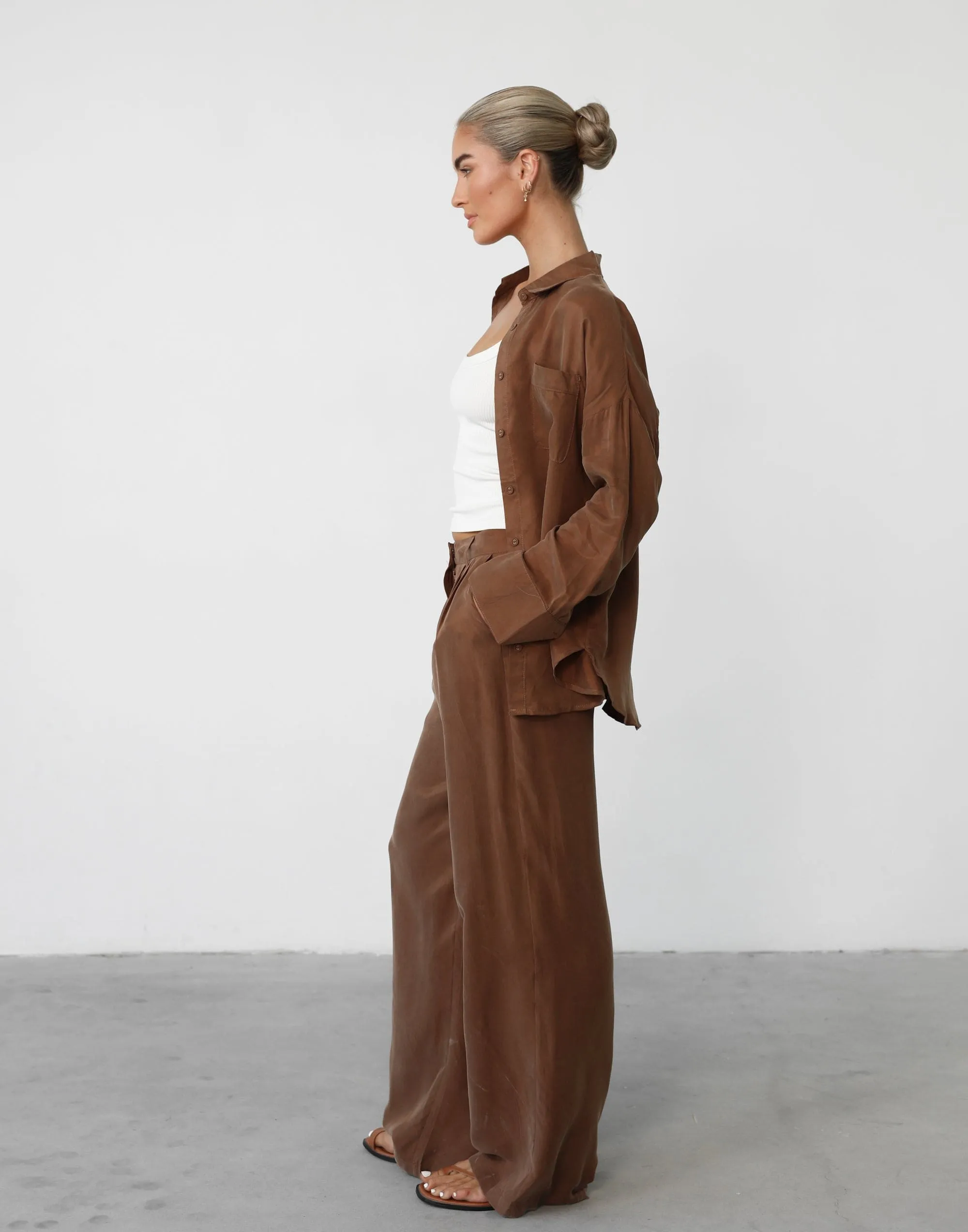 Ranna Long Sleeve Shirt (Mocha)