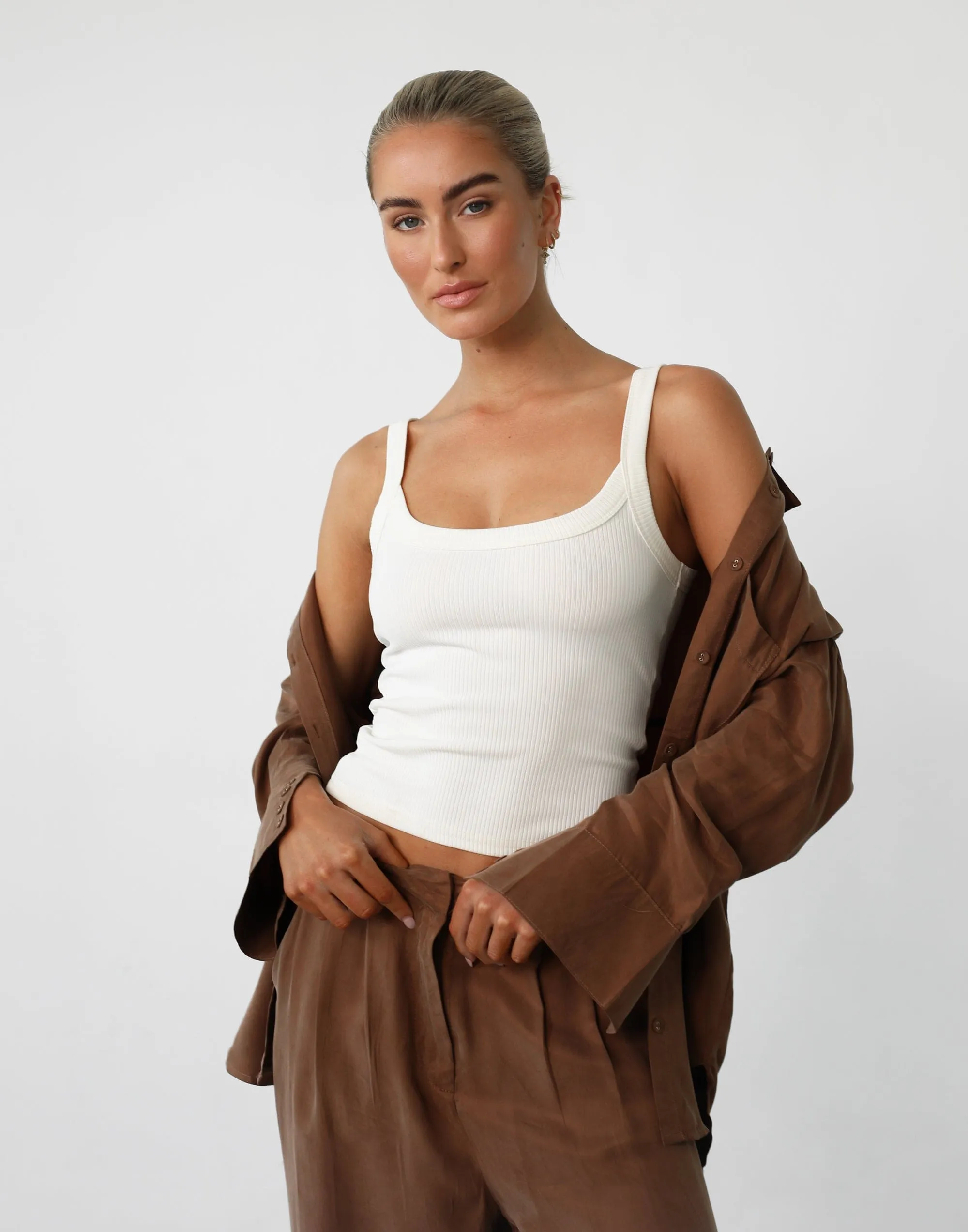 Ranna Long Sleeve Shirt (Mocha)