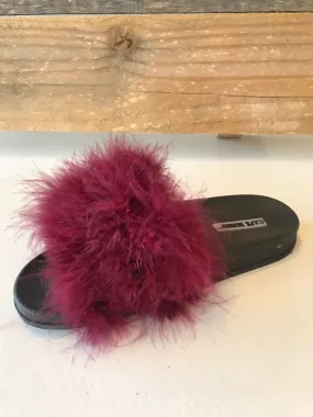 Red Furry Slides