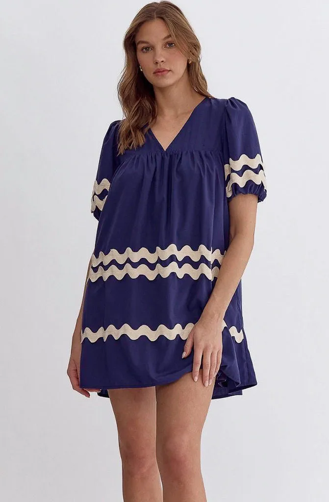 RIC RAC SHIFT DRESS