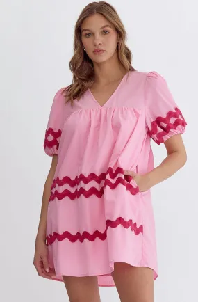 RIC RAC SHIFT DRESS