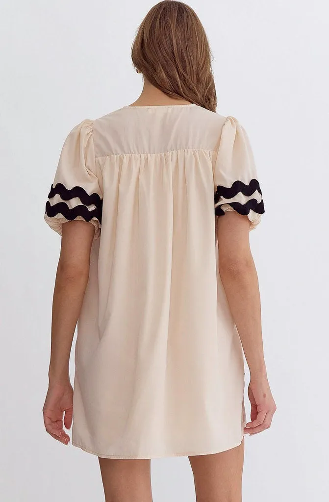 RIC RAC SHIFT DRESS