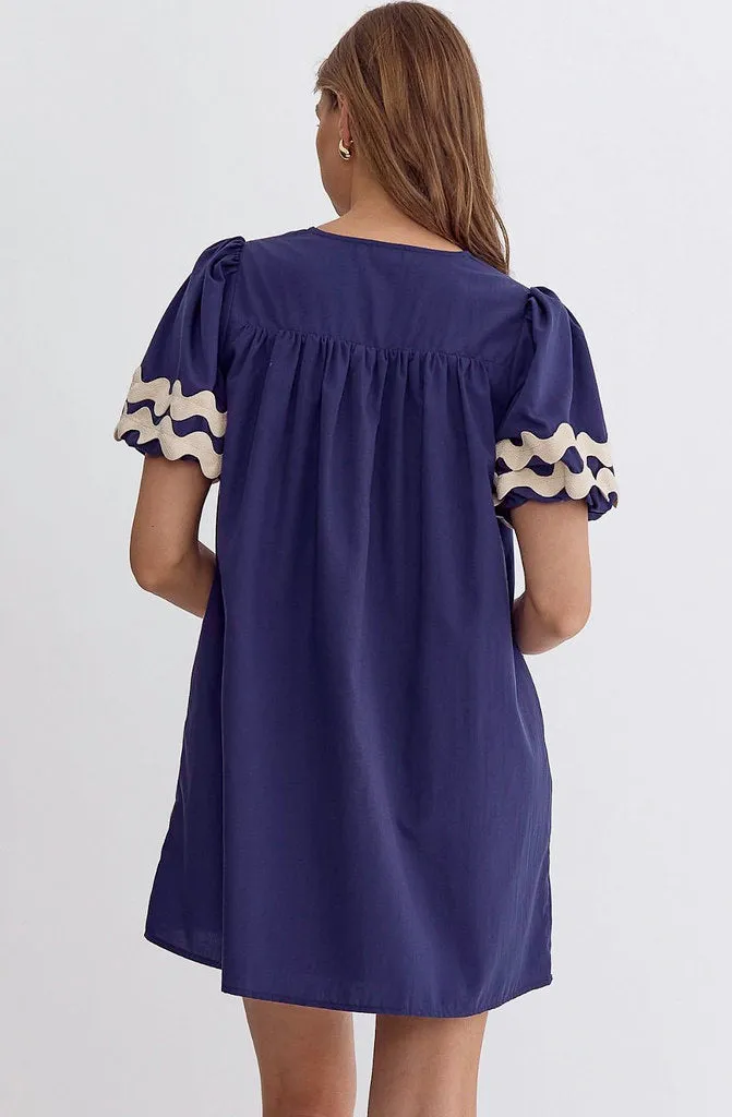 RIC RAC SHIFT DRESS