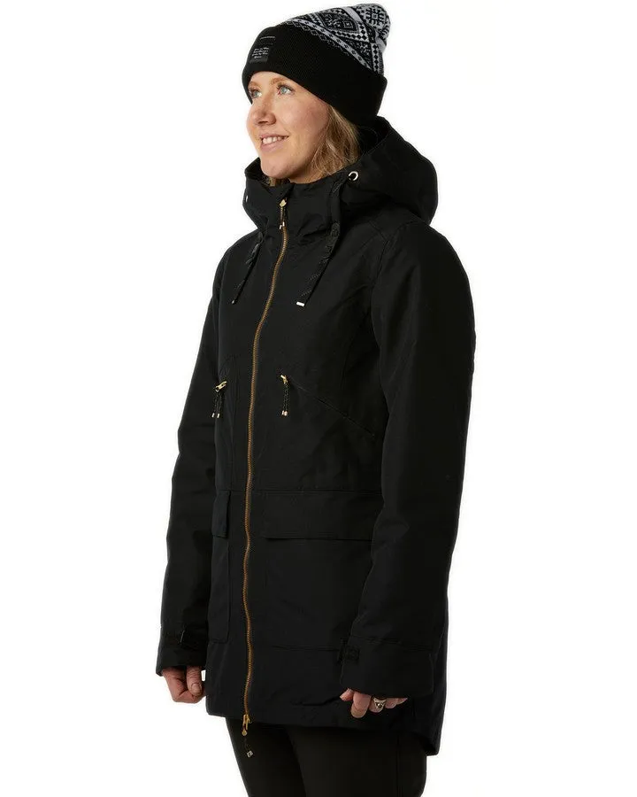 Rojo Birdie Jacket True Black | Snow Jackets Womens | Snow Skiers Warehouse