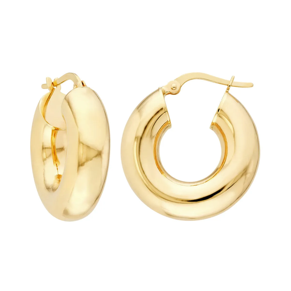 Roset Gold Label Chubby Jude 14k Yellow Gold Hoops