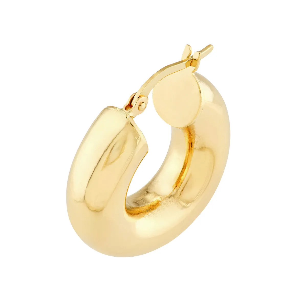 Roset Gold Label Chubby Jude 14k Yellow Gold Hoops