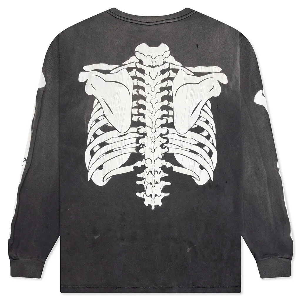 Saint Michael x Vlone Bone L/S Tee - Black