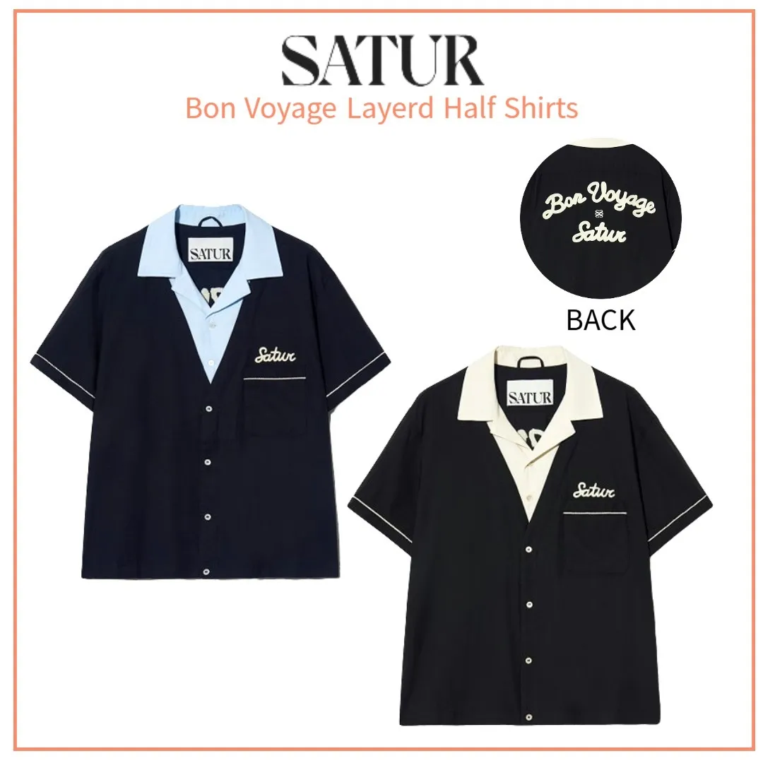 SATUR  |Short Sleeves Logo Polos