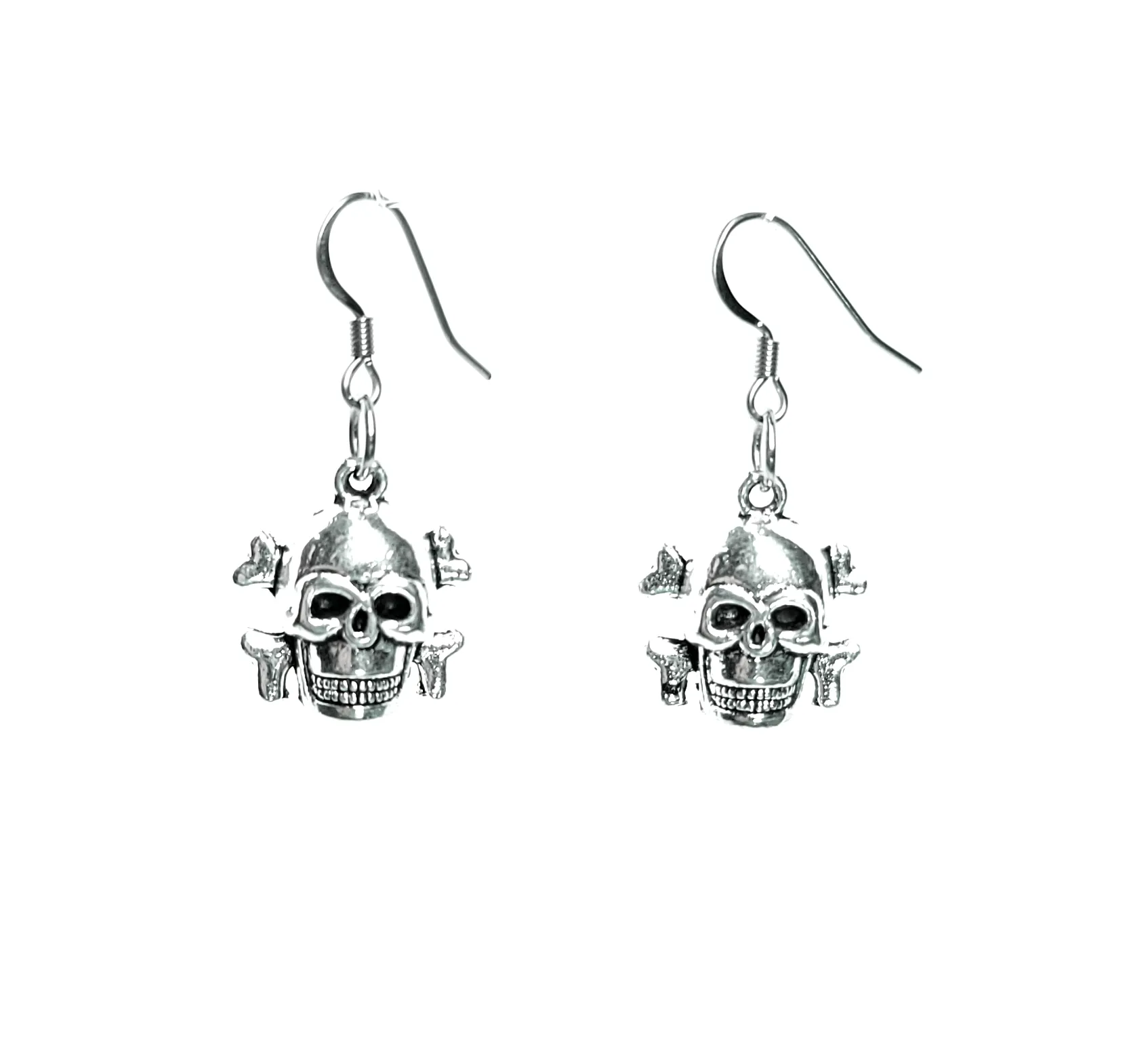 Skull Heads Chunky Earrings