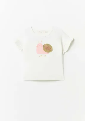 Snail T-Shirt - White