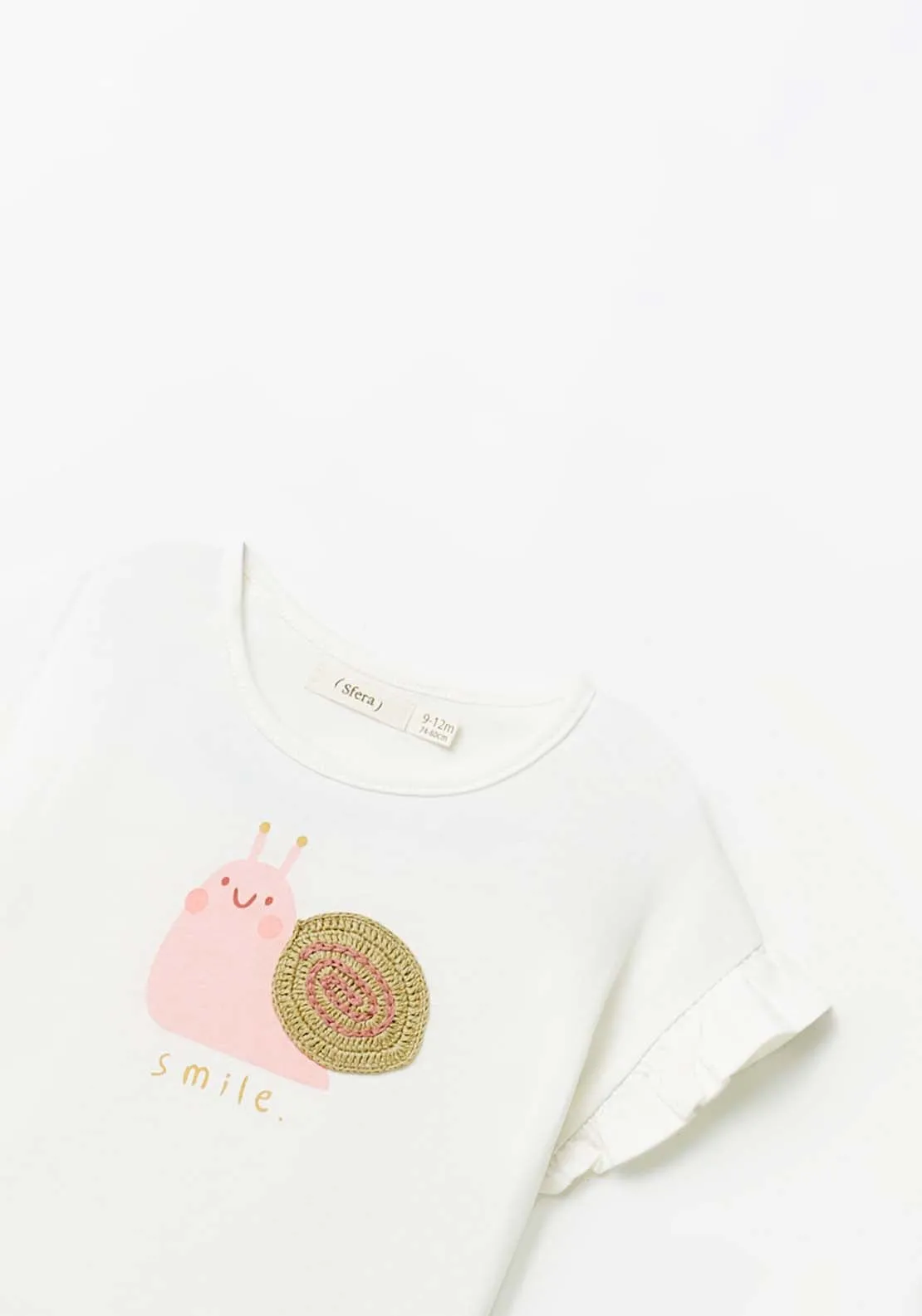 Snail T-Shirt - White