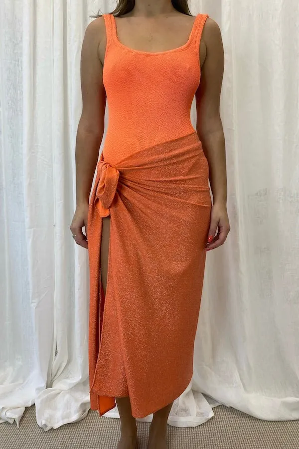 Sneaky Long Sarong Orange