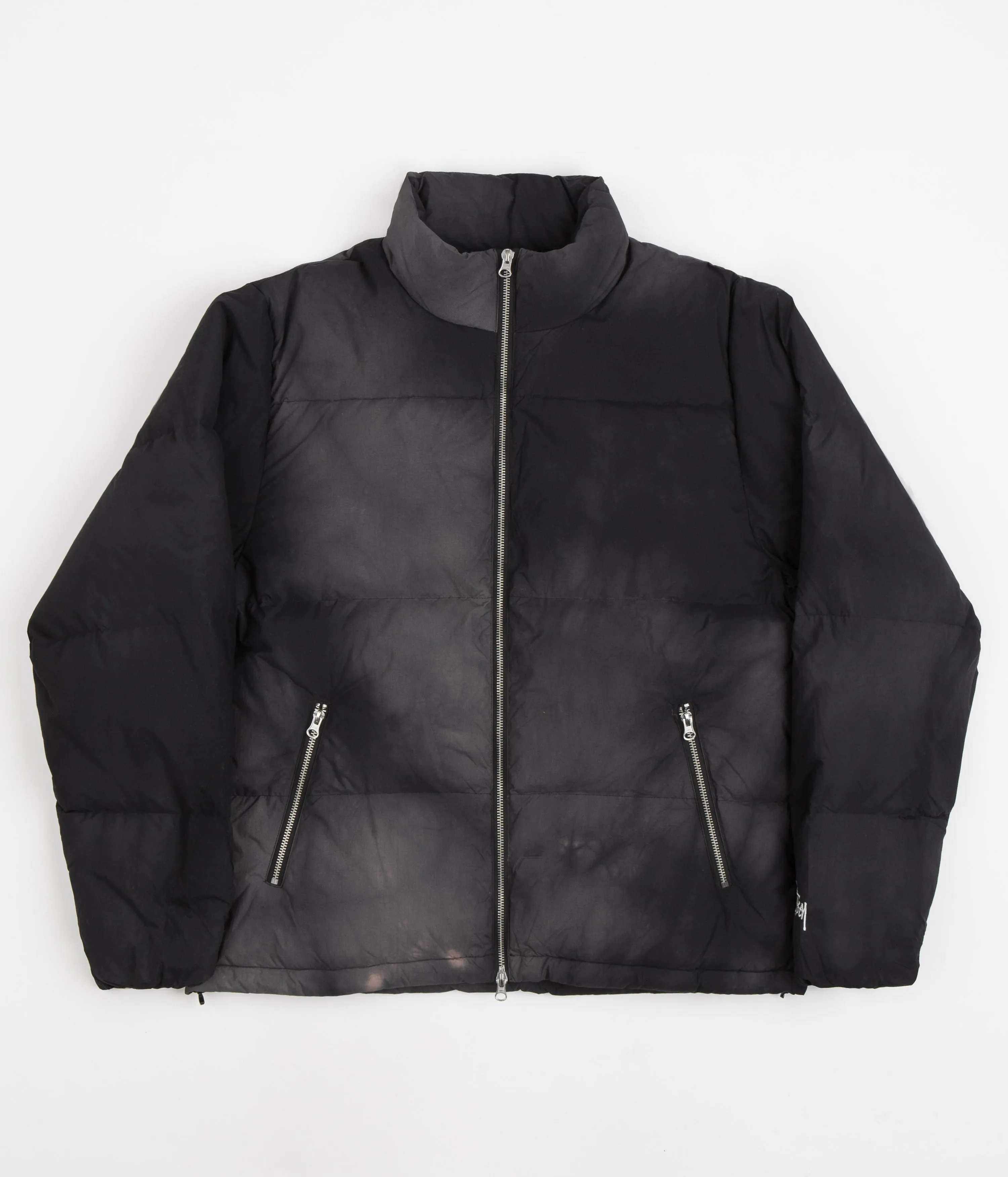 Stussy Recycled Nylon Down Puffer Jacket - Vintage Black