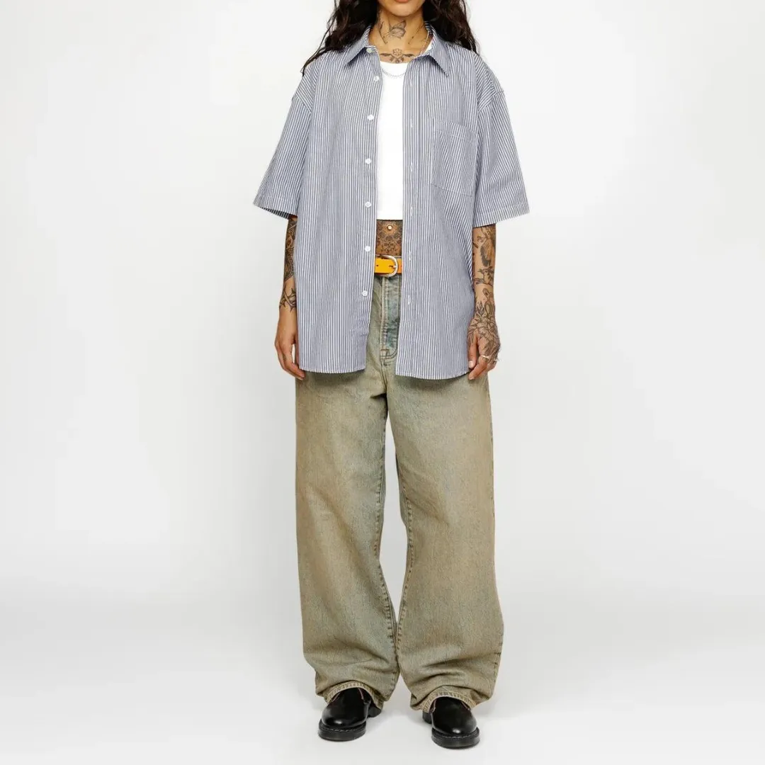 STUSSY  |Unisex Street Style Short Sleeves Logo Skater Style Shirts