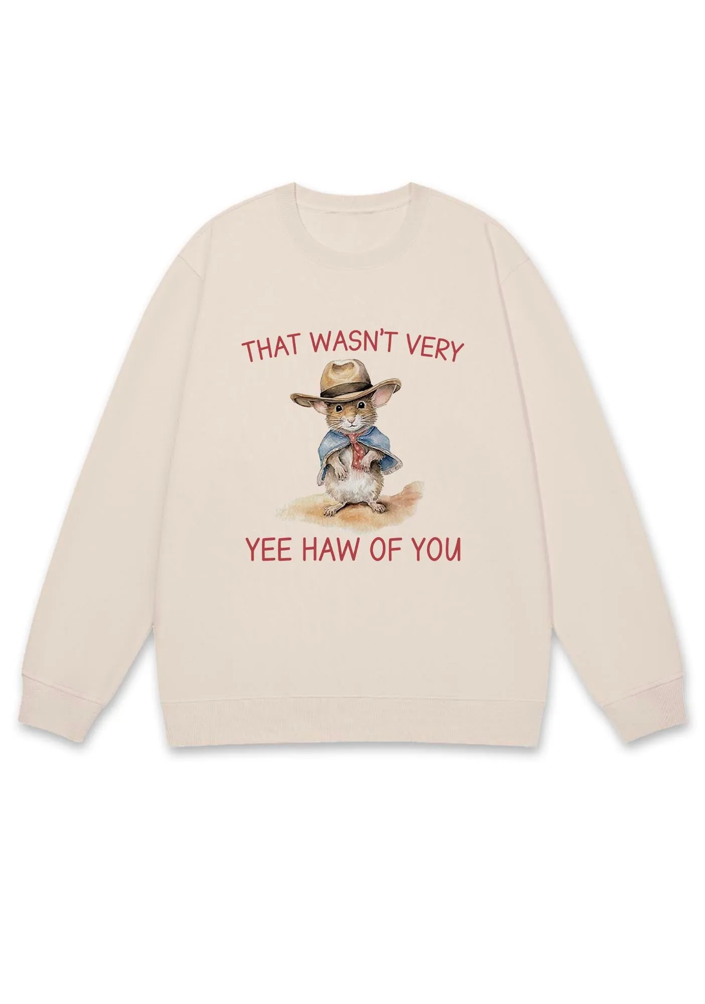 That Wasn't Very Yee Haw Of You Y2K Sweatshirt