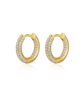 THE REVERSIBLE MINI AMALFI HOOPS- GOLD